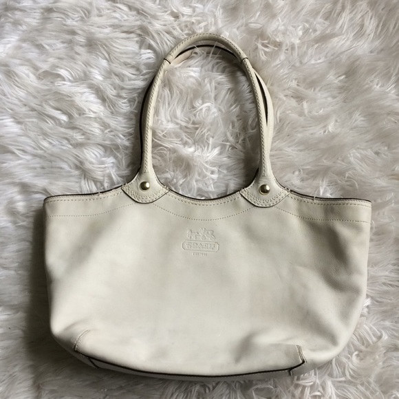 Coach Handbags - White Coach bag